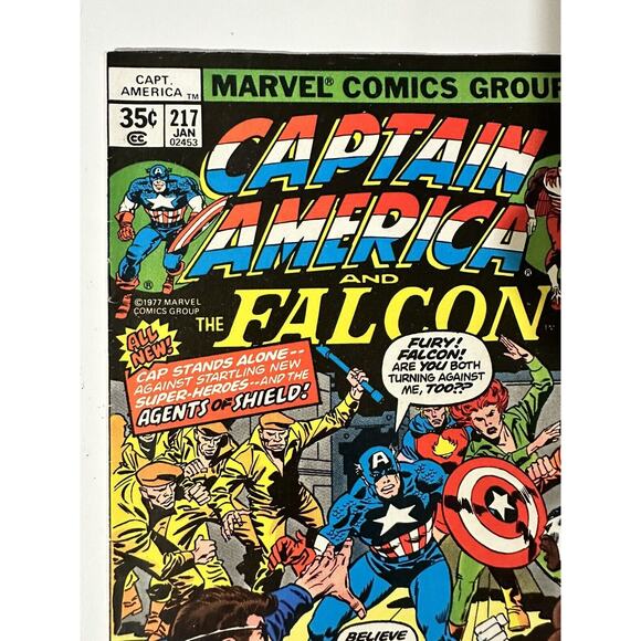 Captain America # 217 Marvel Comics 1979 - Picture 2 of 11
